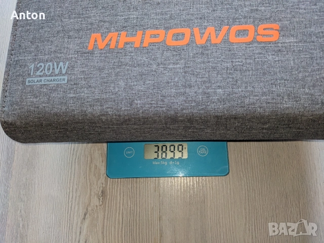 Високоефективен соларен панел 120W. Лек и сгъваем, снимка 2 - Друга електроника - 53235083