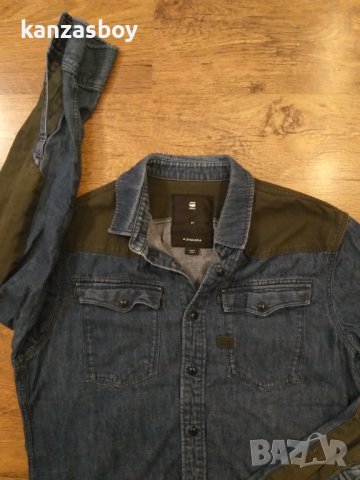 G-star 3301 PM Shirt - страхотна дънкова риза М, снимка 3 - Ризи - 43316565