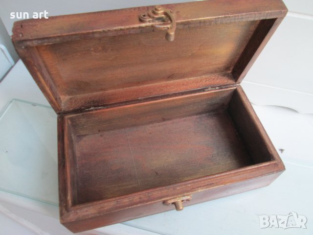 дървена кутия , снимка 2 - Декорация за дома - 33180103