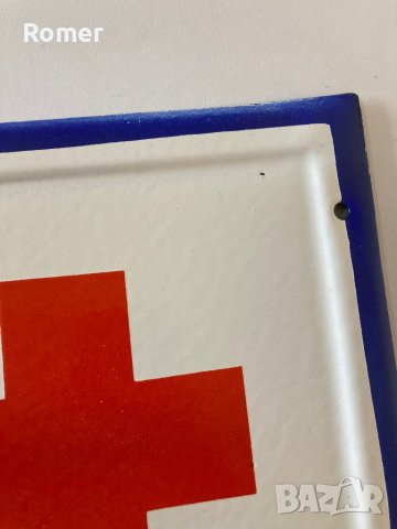 Стара емайлирана табела, снимка 3 - Антикварни и старинни предмети - 33579084