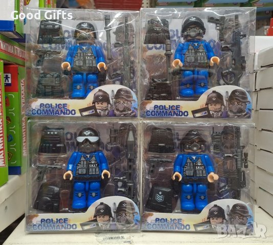 Полицейски Фигурки Полиция тип Лего , снимка 3 - Фигурки - 43467563