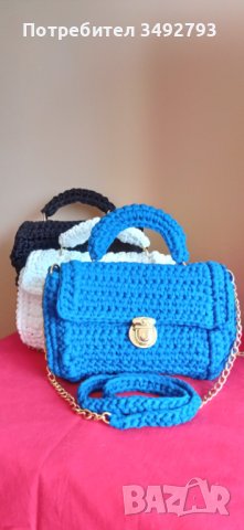 Дамски плетени чанти, снимка 3 - Чанти - 40686937