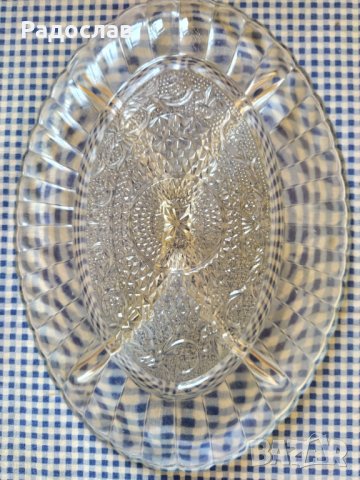 стъклени плата за сервиране, снимка 4 - Чинии - 32537904