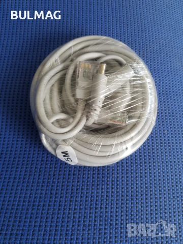 Пасивен PoE инжектор за пренос на сигнал  и захранване по UTP / FTP кабели  Дължина на кабела - 5м.