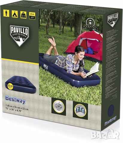 Надуваем къмпинг матрак/дюшек Bestway Pavillo, снимка 2 - Къмпинг мебели - 40688925