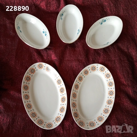 Български порцелан , снимка 6 - Чинии - 53219033