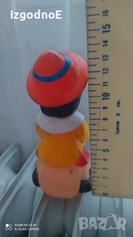 Стара гумена играчка Буратино - Пинокио , снимка 2 - Колекции - 37752017