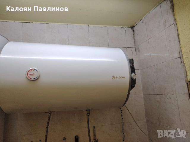 Продавам неръждаем бойлер Елдом хоризонтален, снимка 3 - Бойлери - 52069077