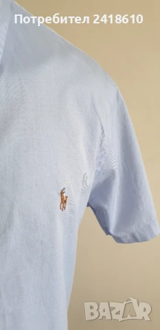 POLO Ralph Lauren Cotton Custom Fit Mens Size 15 1/2 - 39 - M  ОРИГИНАЛНА Риза!, снимка 2 - Ризи - 51205102