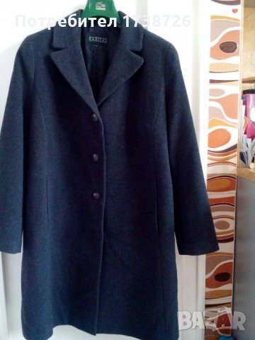 НАМАЛЯВАМ - 55 лв.! Дамско ново палто от качествен вълнен плат с кашмир - L , снимка 3 - Палта, манта - 28083851