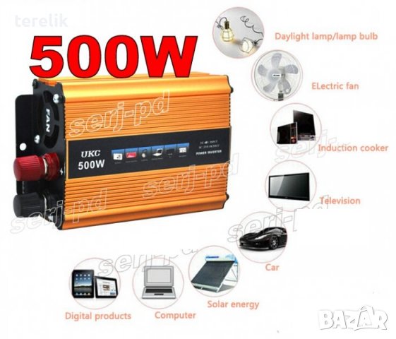 !! Нови ИНВЕРТОРИ UKC 2000W с дисплей -12V или 24v /220V, Промоция, снимка 9 - Аксесоари и консумативи - 39418493