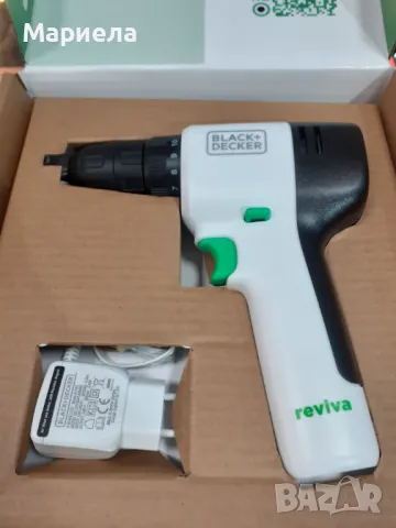 АКУМУЛАТОРЕН ВИНТОВЕРТ BLACK & DECKER REVDD12C-QW - 12V REVIVA, снимка 3 - Винтоверти - 49575983