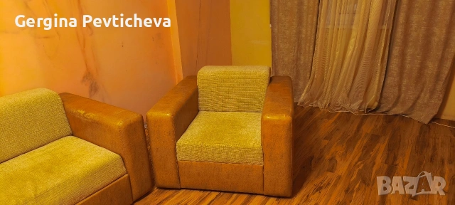 Продаваме диван и фотьойл хубава луксозна мебел , снимка 13 - Дивани и мека мебел - 53469809