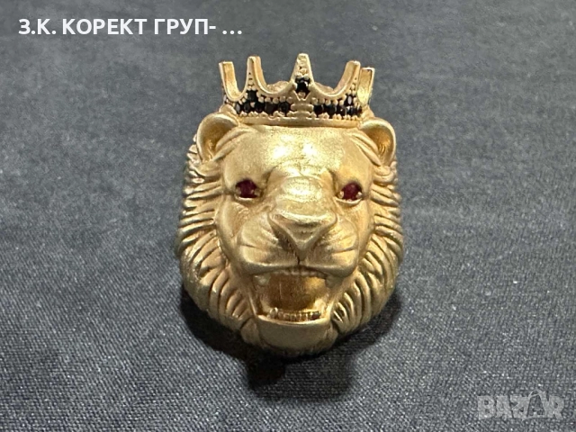 Златен пръстен 14к, 13,34гр