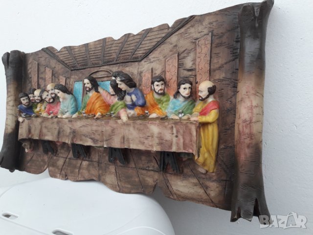 тайната вечеря пано,барелеф, снимка 4 - Пана - 38855790