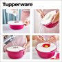 Капак против пръски.Купа Бермуда за месене , втасване от Tupperware , снимка 5