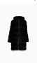 Стилно дамско пухено палто с дълъг ръкав, снимка 2