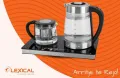 Цифров чайник - 2 в 1 - Lexical - 2200W, 2.5L, безжичен и с прозрачен индикатор, снимка 4