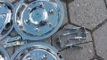 Хромирани тасове за бусове 16 цола двойни гуми Iveco Sprinter Ford, снимка 5