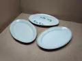 Комплект 3 Броя Стари Български Порцеланови Чиний, Стара Българска Порцеланова Чиния. , снимка 1