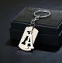Метална плочка с буква " А " ключодържател, снимка 1 - Подаръци за имен ден - 27120465