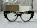 Dior прозрачни слънчеви очила, очила за компютър екстравагантни с камъни, снимка 5