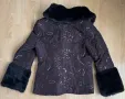Дамско палто с паети - L/ XL, снимка 2