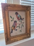 Старинен гоблен 30х24 см , снимка 1