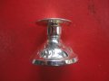 Страхотен сребърен свещник 1, снимка 2