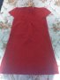 Червена зимна рокля/туника (може и коледна), снимка 1 - Рокли - 27196304