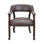 Висококачествен винтидж стол тип кресло SY-1533-DK, снимка 2