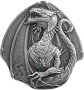 Египетски Дракон античен сребърен 1$ Фиджи 2023 , снимка 1 - Нумизматика и бонистика - 43957064