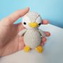 Ръчно плетено пингвинче, амигуруми играчка, снимка 6
