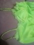 Нов зелен топ от сатен, снимка 4