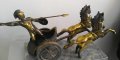 Голяма статуя на гладиатор в колесница с коне, снимка 3