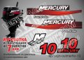 Mercury 1999-2006 10 hp Four Stroke Меркюри извънбордов двигател стикери надписи лодка outmerfsr-10, снимка 1 - Аксесоари и консумативи - 43346805