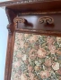 Антични мебели-Италия-Портманто с дърворезба, снимка 3