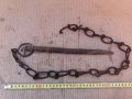 кован възрожденски клин, окова за животни , снимка 2
