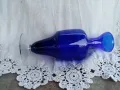 Винтидж ваза кобалт, снимка 6