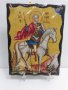 Голяма икона на Свети Мина - Закрилник на Семейството - ръчна изработка, снимка 1 - Икони - 37640239