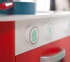 Дървена детска кухня червена, снимка 7