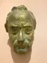 Стар бронзов бюст фигура статуетка на Георги Димитров бронз, снимка 1