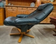 Relax кресло от естествена кожа , снимка 2