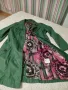 Зелен шлифер/манто - № 38, промазана материя, снимка 8