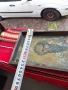 Стара домашна икона - ръчно рисувана върху дъска, снимка 7