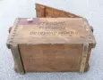 Оригинал Чешки Военен Дървен САНДЪК 75x44x37 см Контейнер Експлозиви Барут ČSSR Ракла с Капак БАРТЕР, снимка 2