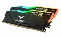 Памет TEAMGROUP T-Force Night Hawk RGB 3600MHz 64GB (4x16GB) DDR4  Цветна с масивни охладители , снимка 3