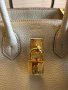 чанта Ермес Бъркин мини*HERMES BIRKIN 35 ETOUPE TOGO GOLD HARDWARE, снимка 13