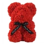Плюшено мече с LED рози - подарък за мама, момиче, баба - комплект вечни рози 25 см, снимка 2