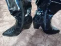 ботуши с ток 39 номер-змийска кожа, снимка 3